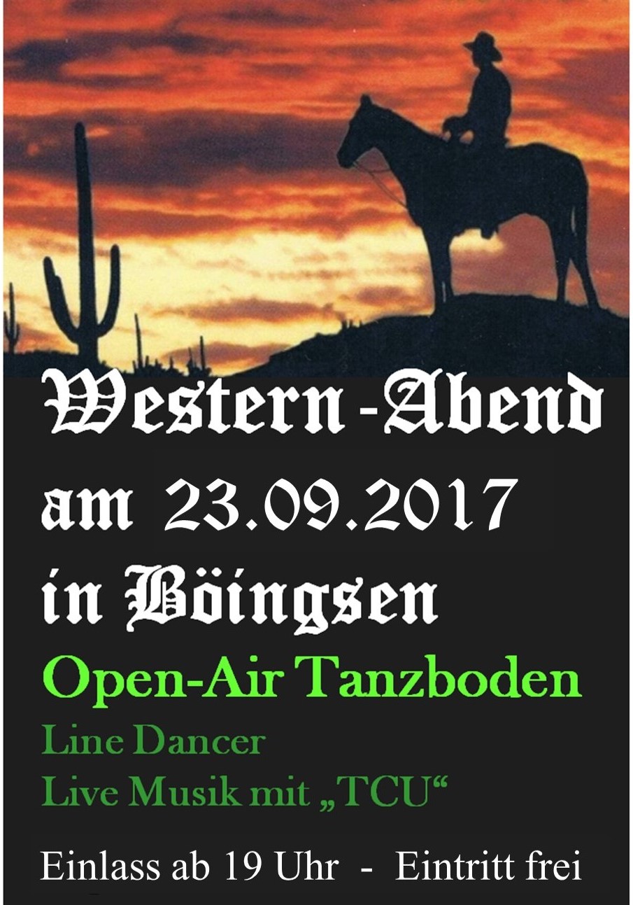 Western-Abend am 23.09.2017 in Böingsen